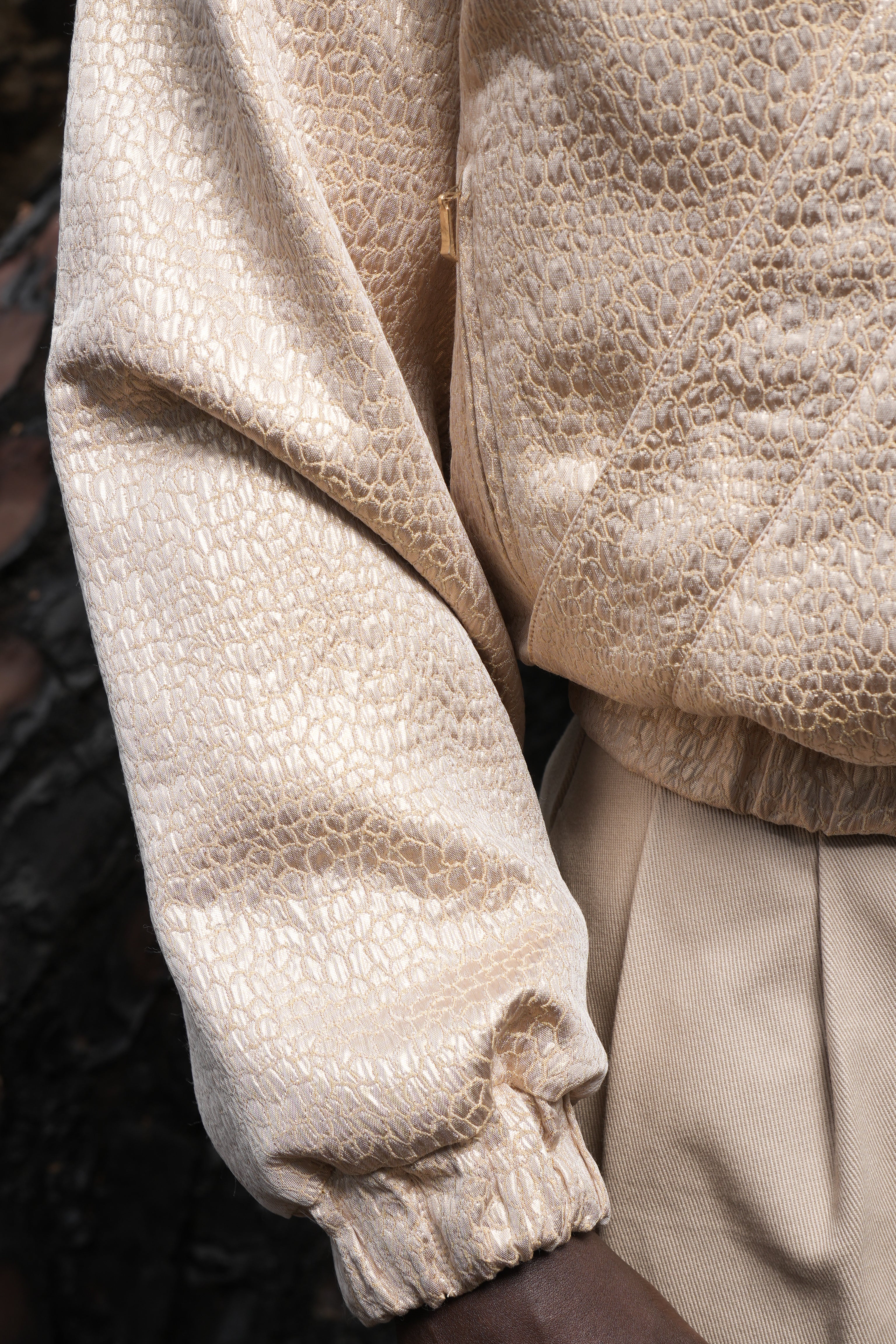 KAZU - Kimono bomber doré