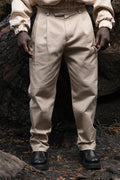 NAGI - Pantalon ballon beige
